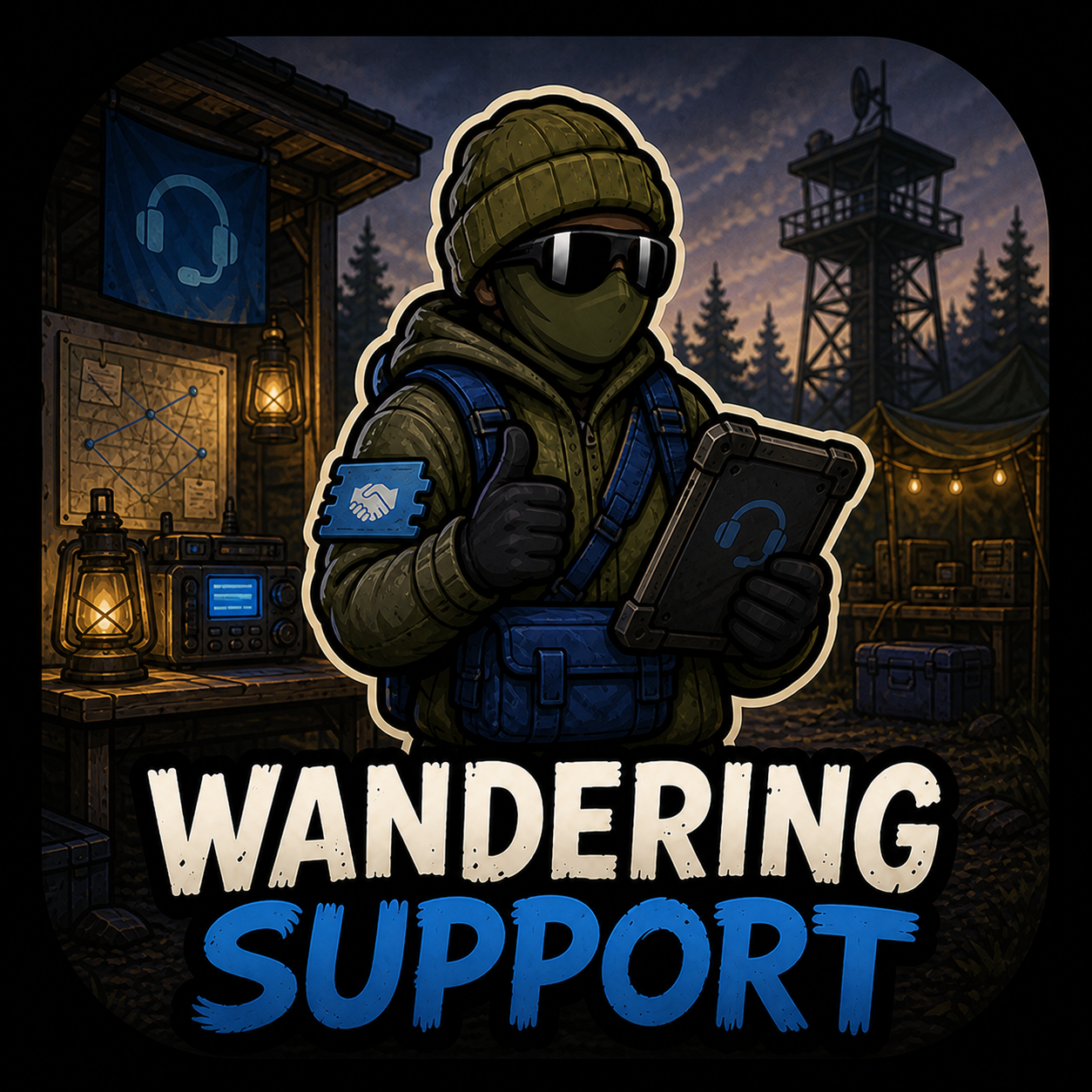 Wandering Support concept icon