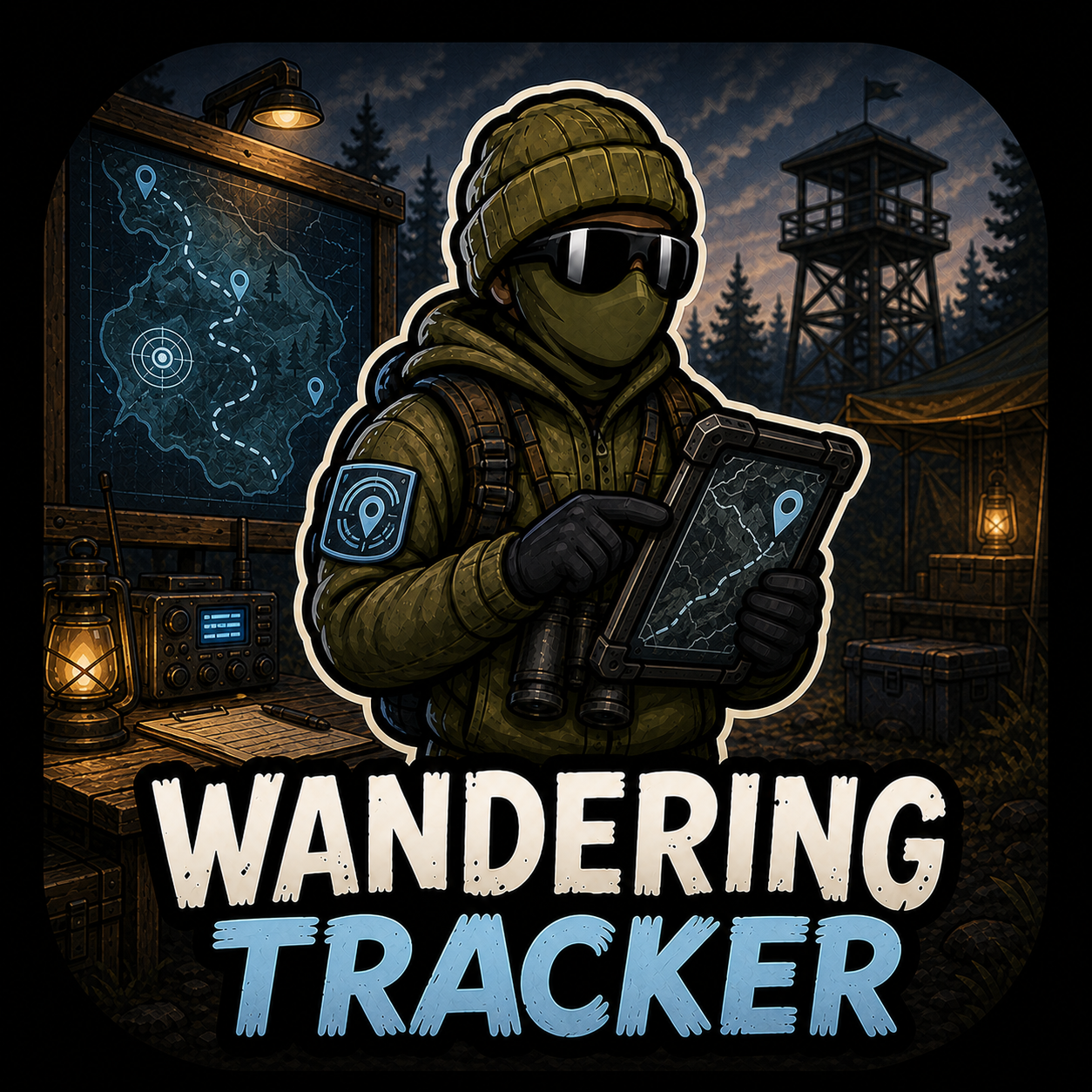 Wandering Tracker concept icon