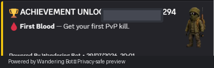 Achievement unlocked feed preview