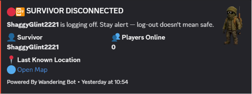 Survivor disconnected feed preview